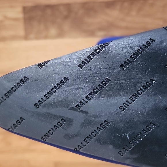 Balenciaga Blue ankle boot gentle used  worn once size 41 - Picture 2 of 5